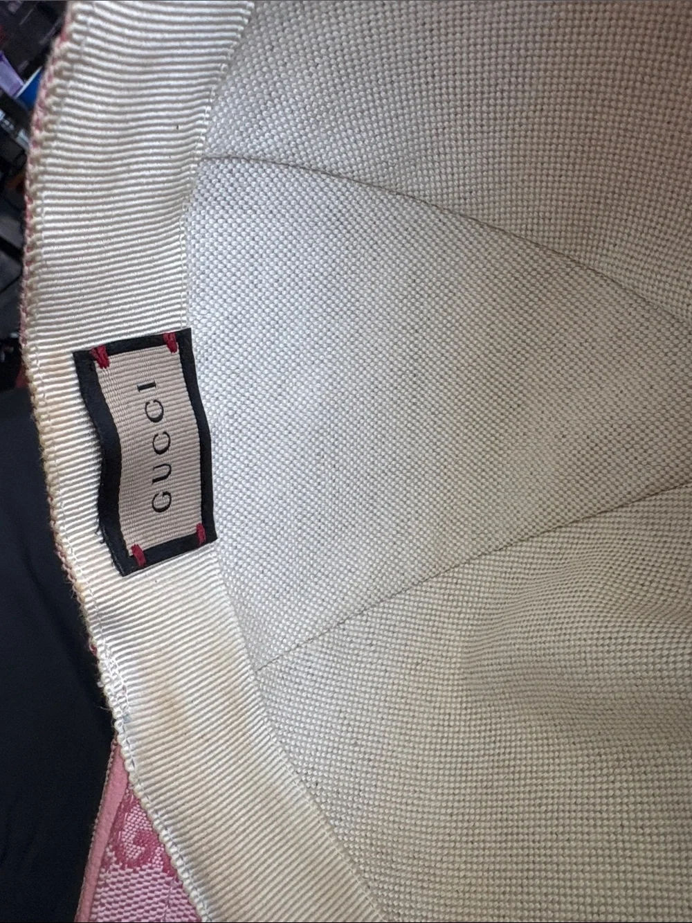 Gucci Pink GG Monogram Baseball Hat